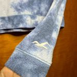 Hollister  Blue and White Tie-Dye Hoodie Photo 1