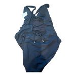 La Blanca Island Goddess Swimsuit Sz 16 Soft Strap Over Shoulder 1 Piece Black Photo 3