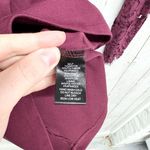 Lulus Dress Women Sz XS Plum Laced Swooner Later Plunge Long Sleeve Lace Mini Purple Photo 2