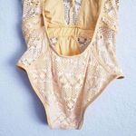 Becca Yellow One Piece Swimsuit with Plunging V-Neckline Photo 6