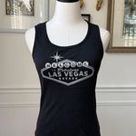 Y2K Exclusivo Welcome To Fabulous Las Vegas Nevada Tank Top Slightly Cropped L Black Size L Photo 0