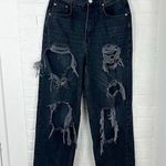 BDG  Urban Outfitters Black Distressed Baggy Boyfriend Jeans Size 28 Photo 0