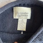 Christopher & Banks Vintage 2000 Y2K Knit Sweater Christmas Snowman USA Flag Unisex Roll Neck Medium Photo 2