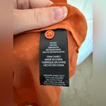 WAYF NWT Satin Shirt Dress Shift Rust Orange Long Sleeve Dotted Size Medium Photo 7