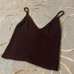 Brandy Melville  | Burgundy Red V Neck Tank Italy Photo 0