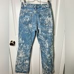 Ganni Womens Cotton High Rise White Acid Light Blue Bootcut Denim BetzyJeans 27 Photo 11