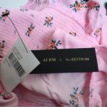 AFRM Womens S Haley Smocked Top in Pink Bouquet NEW Photo 11