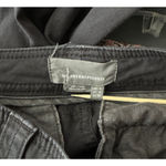 Anthropologie Pants Womens 4 Black Embroidered Side Stripe High Rise Boho Preppy Photo 5