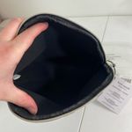 Kate Spade NEW  women’s dark gray polka dotted spotted gold hardware toiletry bag Photo 5