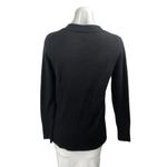 C by Bloomingdale's 100% Cashmere Black Knit Long Sleeve Cardigan Sweater Top S Photo 1