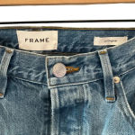 Frame  Classic Le Original Straight‎ Leg Distressed Medium Wash Jeans Size 29 Photo 2