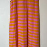ZARA ‎ Women's Maxi Dress Striped Sleeveless Orange Pink Tie Back Size Small Photo 0