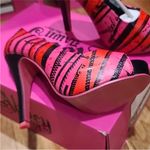 New Abbey dawn zip it peep toe plattorm Pink Size 5 Photo 5