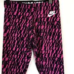Nike Leg-A-See Magenta and Black Leggings - Size Extra Small Photo 4