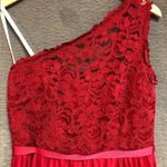 David's Bridal David bridal 10 apple red prom dress Photo 3