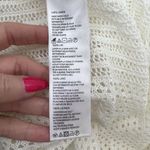 Tommy Bahama  Women’s One Size Beach Cover Linen Beige Open Weave Poncho Resort Photo 6