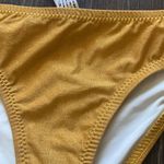 Solid & Striped The Eva Bottoms in Glitter Gold Photo 1
