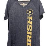 Adidas University of Notre Dame  ClimaLite Women's Tee Shirt, Large Photo 0