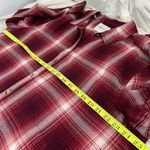 Jachs Girlfriend  New York XXL Red Button Front Flannel. Photo 9