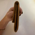 CELINE  Vintage Macadam Long Wallet Tan Canvas Leather Trim Made In Italy Photo 14