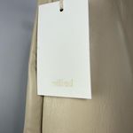 Wilfred Aritzia  Melina Straight Leg Vegan Leather Pants in Sand White Size 6 Photo 4