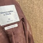 Abercrombie & Fitch  Brown Vegan Leather Blazer Jacket Women’s Sz M Photo 7