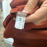 Elegant Rust Slip Dress Brown Photo 3