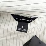 Club Monaco NEW Collar A Line V Neck Faux Wrap Robe Stretch Waist Mini Dress 8 Photo 1