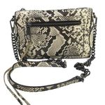 Rebecca Minkoff  Avery Snake Print Leather Chain Strap Shoulder Crossbody Bag Photo 0