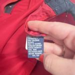 CHAPS Vintage 90s Ralph Lauren Blue/Red 1/4 Zip Pullover Hooded Jacket Large Photo 3