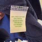 Lilly Pulitzer  XS‎ Navy Blue Ruffle Trim Open Cardigan Sweater Photo 2