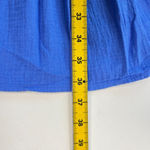 NWOT Boden Ada Double Cloth Cotton Blue Dress Size 6 Knee Length Photo 11