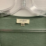 Umgee  Boutique 100% Cotton Long Lightweight Ribbed Olive Cardigan Size Small Photo 1