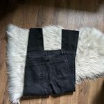 Reformation  Liza High Straight Crop Jeans In Faded Black Photo 9