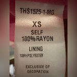 THML  puff sleeve geometric pattern bold print maxi dress size XS NWT Photo 9