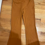 Lululemon  Groove Flare Pants High-Rise size 12 brown / rust  Photo 0
