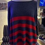 Daniel Cremieux Cremieux Striped Sweater 3/4 Sleeves Size L Photo 0