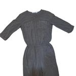 Michael Stars Utility Green Romper Jumpsuit Button Up with chest pockets small Photo 1