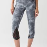 Lululemon Essential Rhythm Crop Diffusion White Black / Black Leggings Size 2 Photo 1