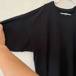 NWT Eileen Fisher Black Boxy Crewneck Dress Pockets XL‎ Photo 4