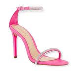 Anthropologie Schutz x 𖦹 Fabienne Crystal Stiletto Heel Sandal 𖦹 Acid Pink 𖦹 Photo 0