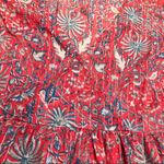 Lucky Brand  Floral‎ V-Neck Cold Shoulder Top Pink Small Photo 6