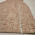 Tahari  sleeveless dress - sheath, boucle tweed - pink red cream white - gently used - great condition. See pics for measurements. Smoke free home. Photo 11