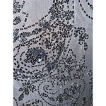 Vintage JOAN LESLIE Black Beaded Fringe Dress 14 Photo 3