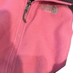 The North Face  Fleece Jacket Pink Gray Full Zip Size Small Photo 1