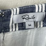 Rails Harper linen blend striped jumpsuit medium Photo 7