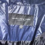 Marc New York  Andrew Marc Long Navy Puffer Jacket Size Large Photo 7