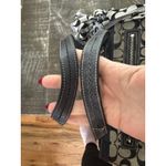  Vintage Y2k Hampton Signature Canvas Shoulder Bag B/W Coach Scarf Photo 11