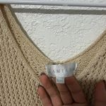 Amiani Swim Crochet/Knit Cover Up Beige Tan Size M Photo 5