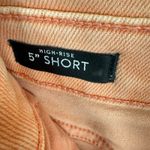 White House | Black Market Cotton Orange High Rise 5" Short Denim 4 Photo 5